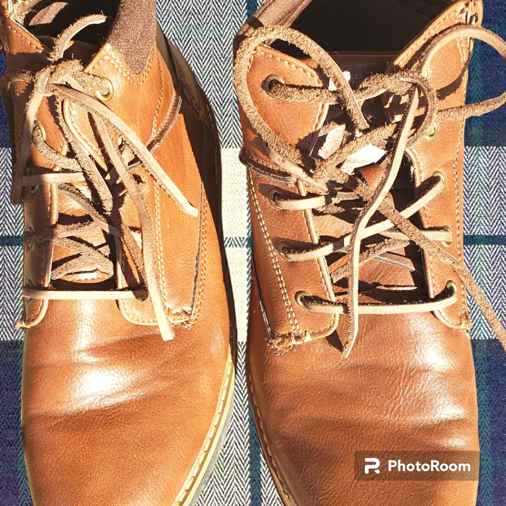 Vintage 90s Steve Madden brown hiking boots - Picture 7 of 10